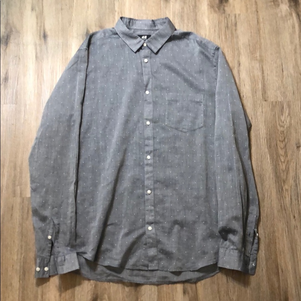 H&M ⭐️night relaxed fit button down